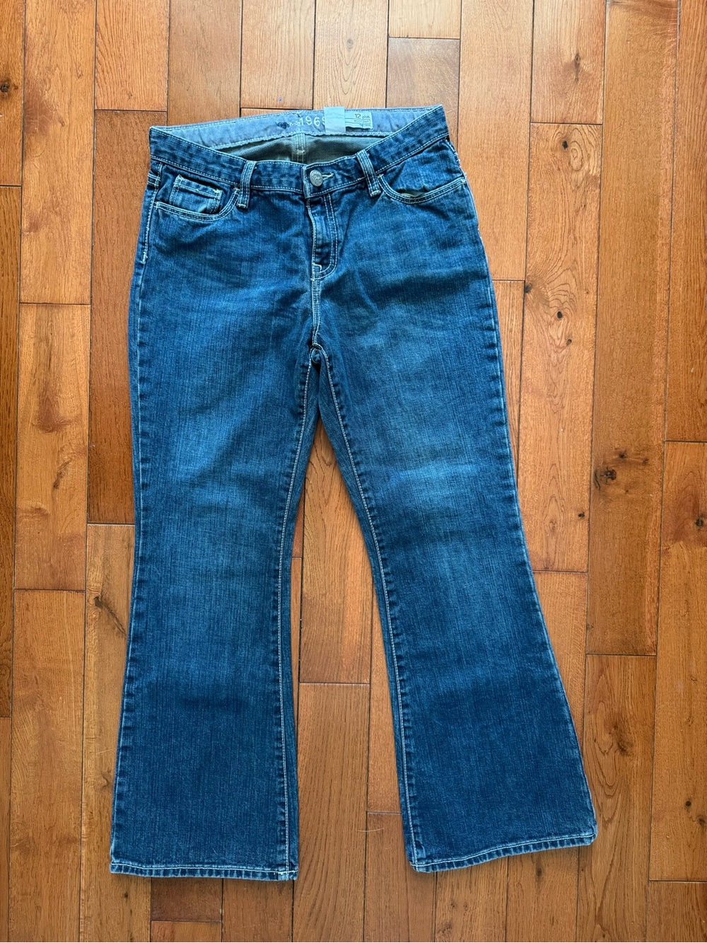 GAP Size 12 Plus Blue Kids Bootcut Jeans